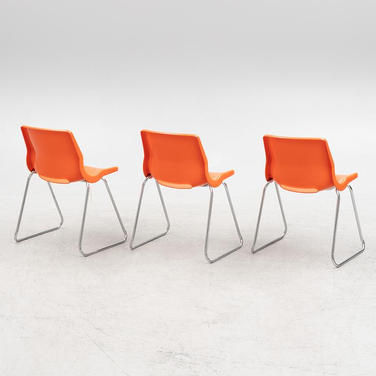 Svante Schöblom, three 'Snille' chairs, from Ikea/Overman, 1970s.