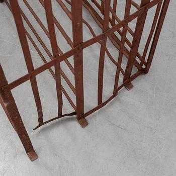 A 20th century wine stand.
