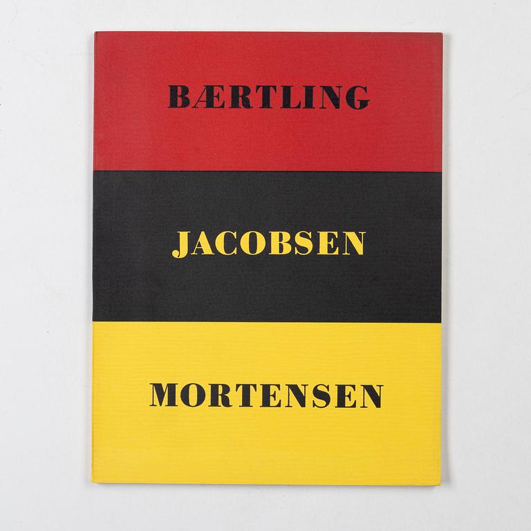 Utställningskatalog, "Konkret Realism, Baertling, Jacobsen, Mortensen", Liljevalchs Konsthall, Stockholm, 1956.