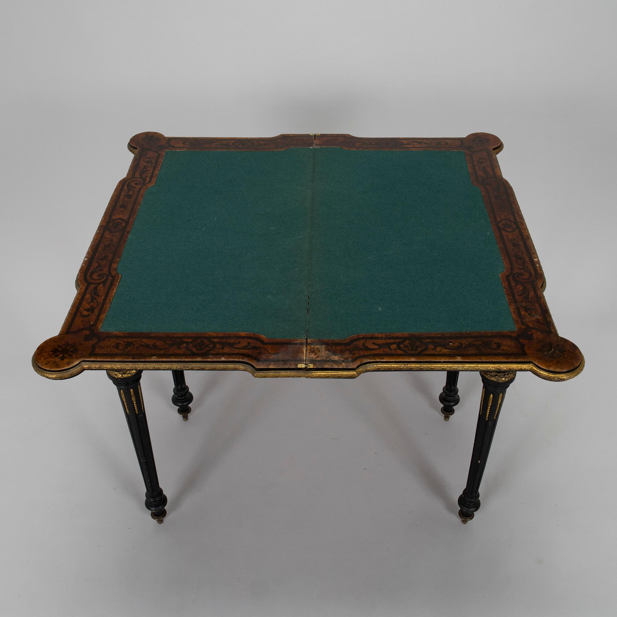 Game table, probably France, 19th century.