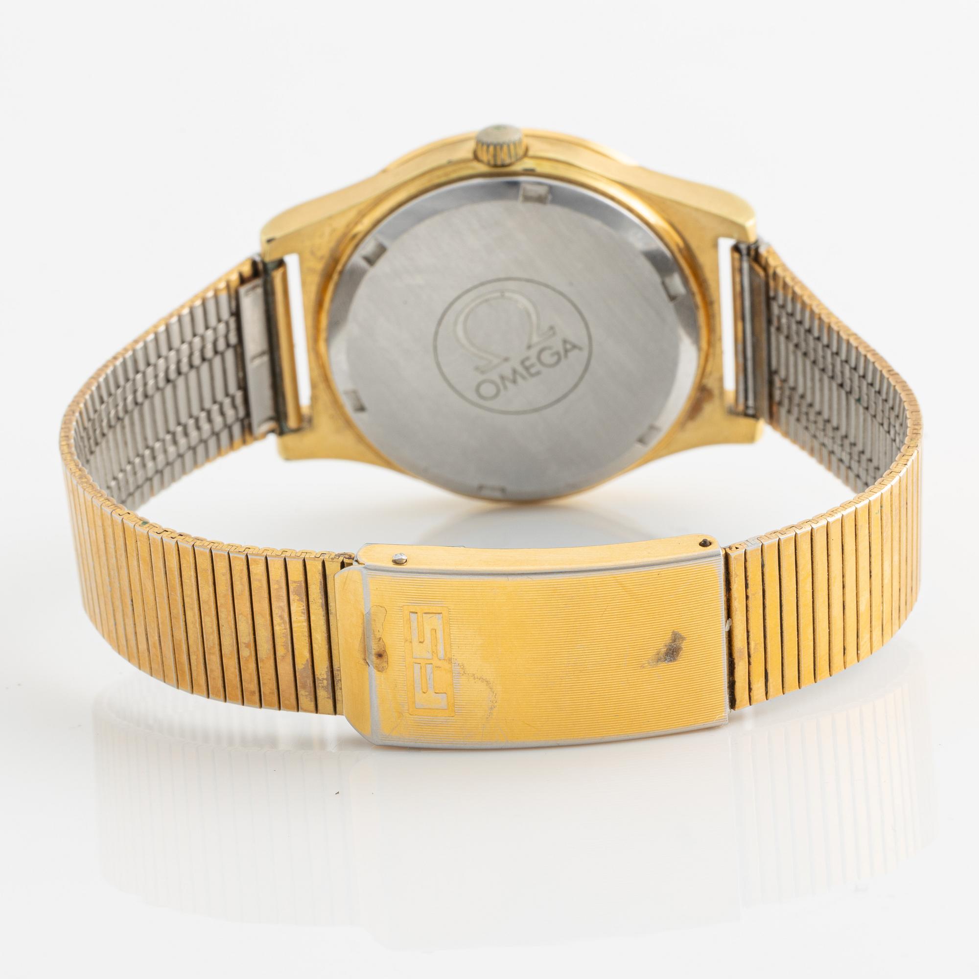 Omega, Genève, wristwatch, 36 mm.