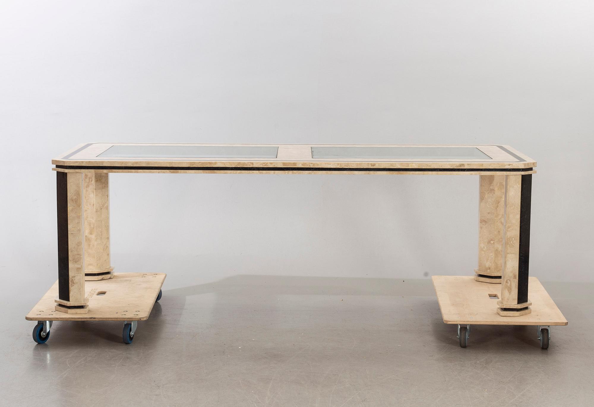 A probably Belgian 1970/80's dining table.