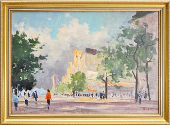 HANS BENDIX, olja på duk, signerad.