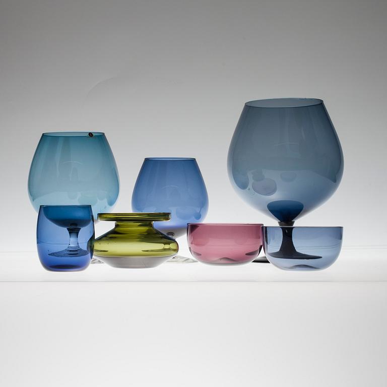 PARTI GLAS, 16 delar, Erkki Vesanto, Iittala 1960/70-tal.