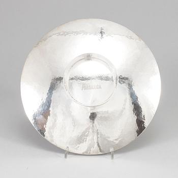 Håbes Atelje Ab, a sterling silver dish, Göteborg 1976.