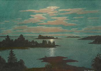 531. Oskar Bergman, Night in the archipelago.