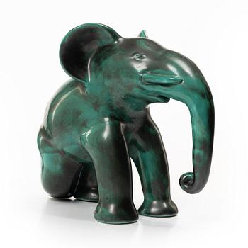 Allan Ebeling, An earthanwear elephant, Upsala-Ekeby.
