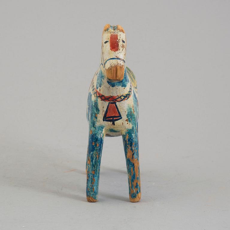 A painted pine Dala Horse, first half of the 20th Century.