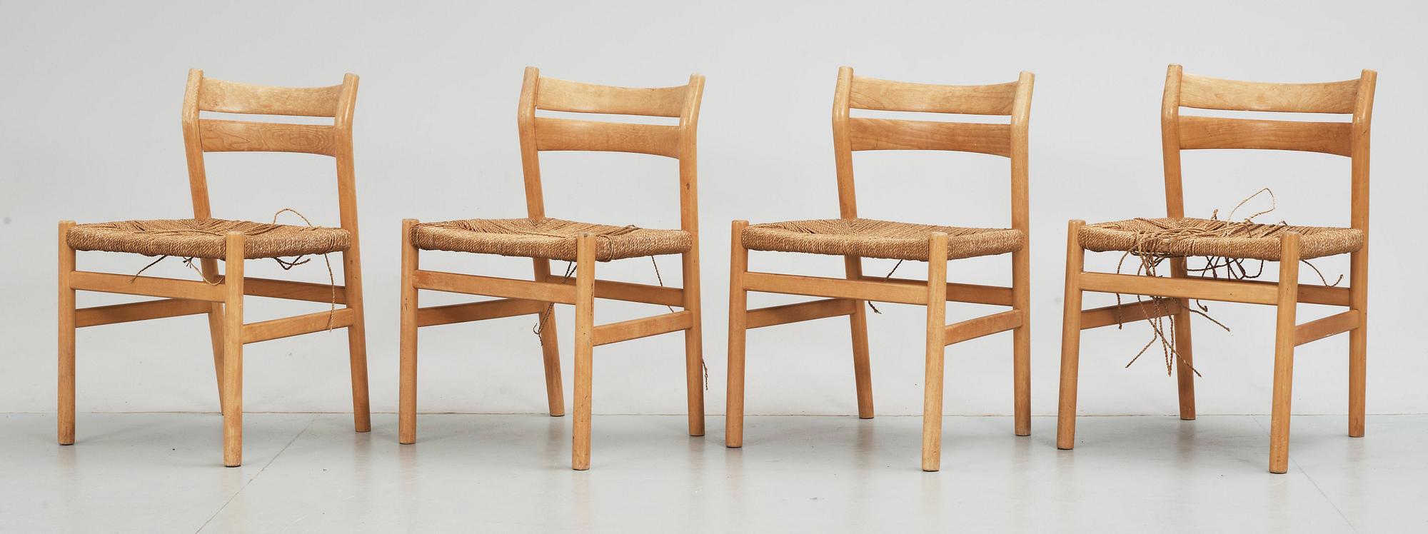 STOLAR, 4 st, Börge Mogensen, CM Madsens Fabriker, Danmark.