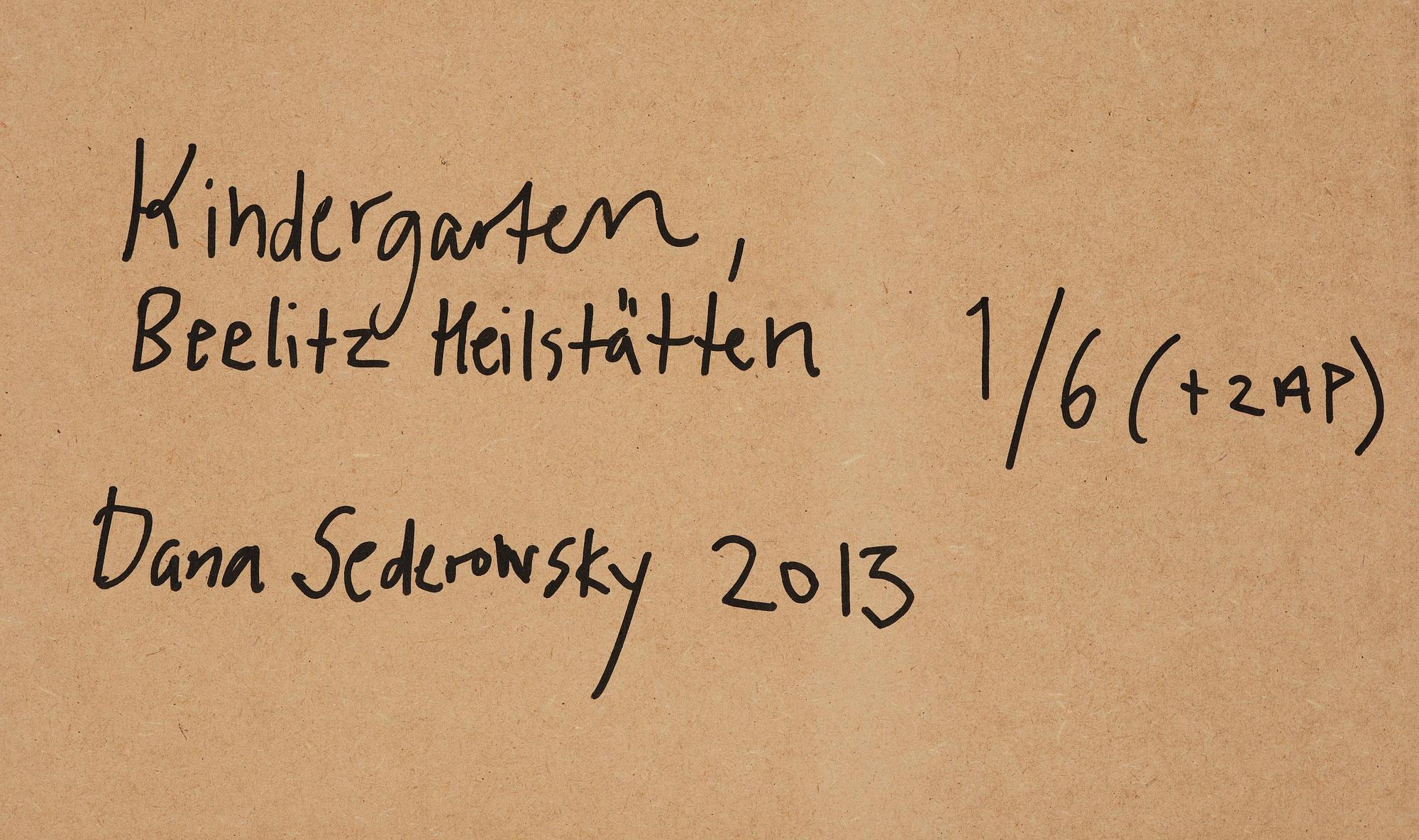 Dana Sederowsky, "Kindergarten, Beelitz Heilstätten", 2013.