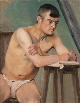 SIGRID GRANFELT, oil on canvas, laid on cardboard, signed.