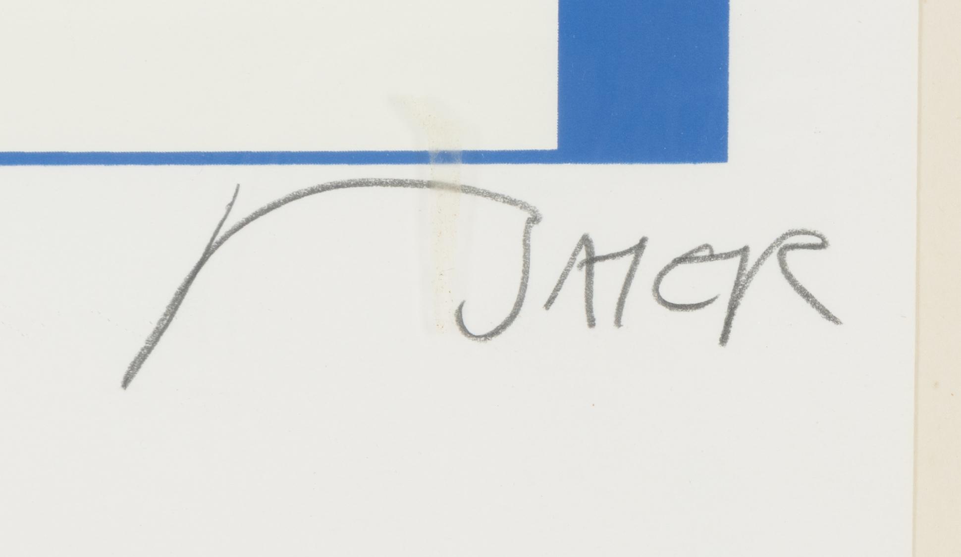 Jean Baier, färgserigrafi, signerad och numrerad 39/200.