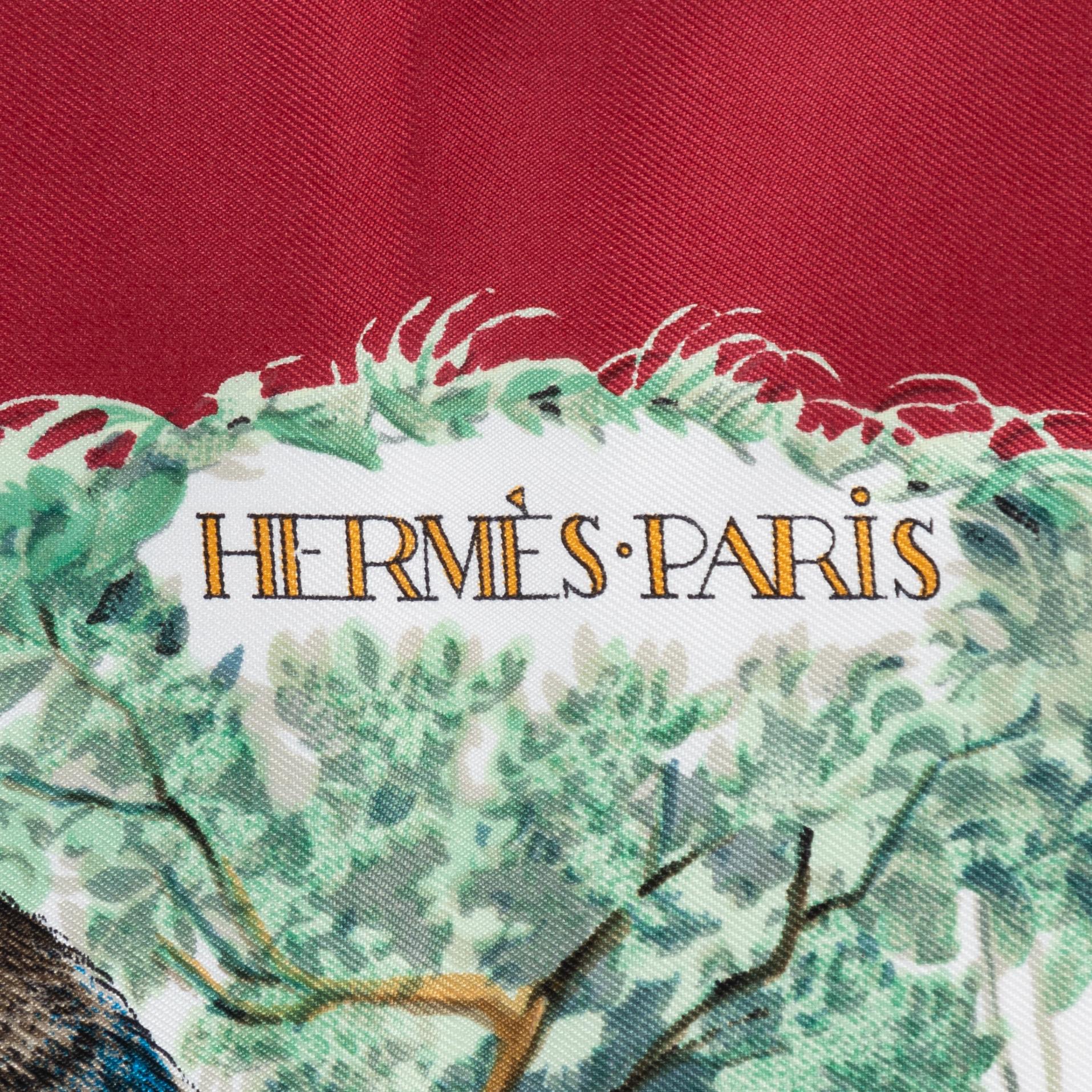 Hermès, scarf, "Equateur".