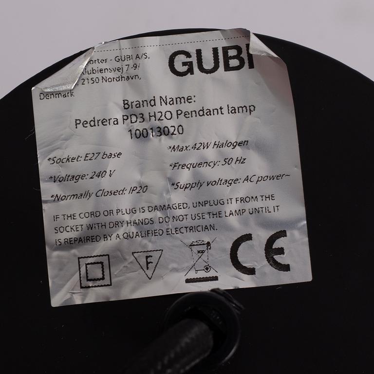 Corsini & Millet, four pendant lamps, "Pedrera PD3", GUBI.