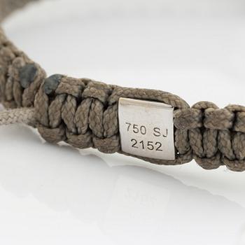 Shamballa brilliant cut diamond bracelet.