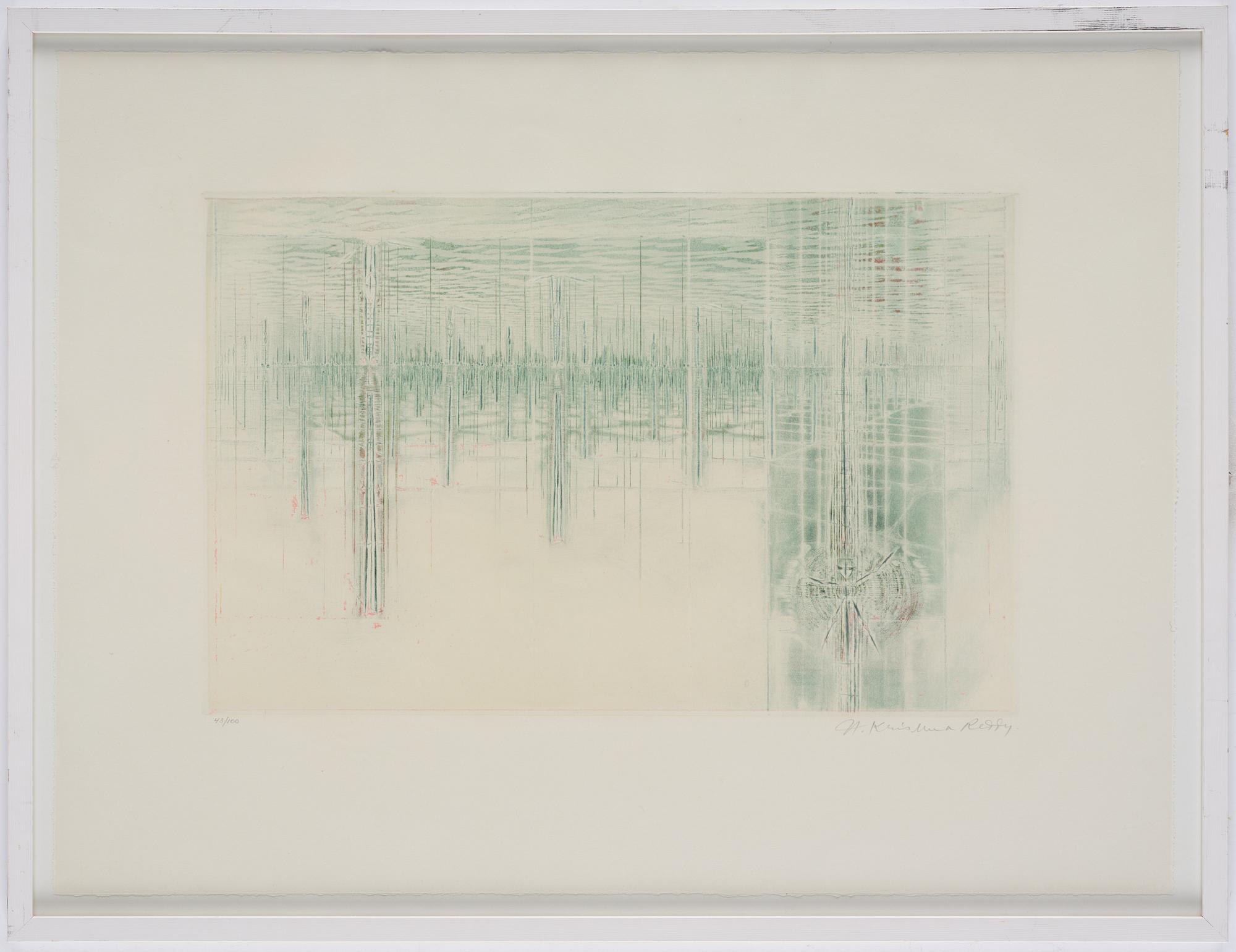 Krishna Reddy, Untitled from: "Hommage aux Prix Nobel" (The Nobel Prize Portfolio).