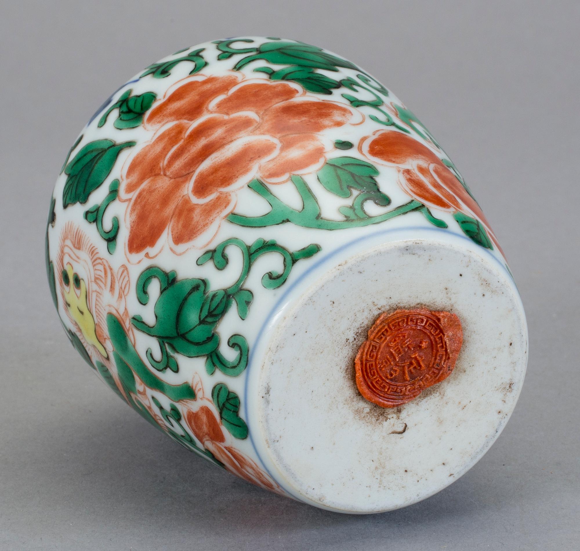 KRUS, porslin, Kina, Transition, 16/1700-tal.