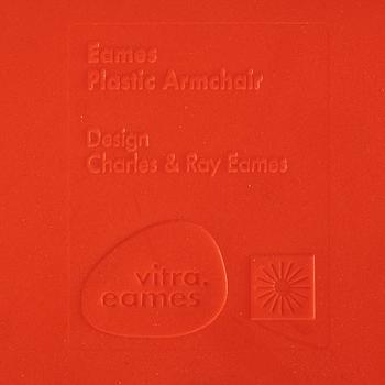 Charles & Ray Eames, karmstolar, 6 st, "Plastic armchair DAW", Vitra.