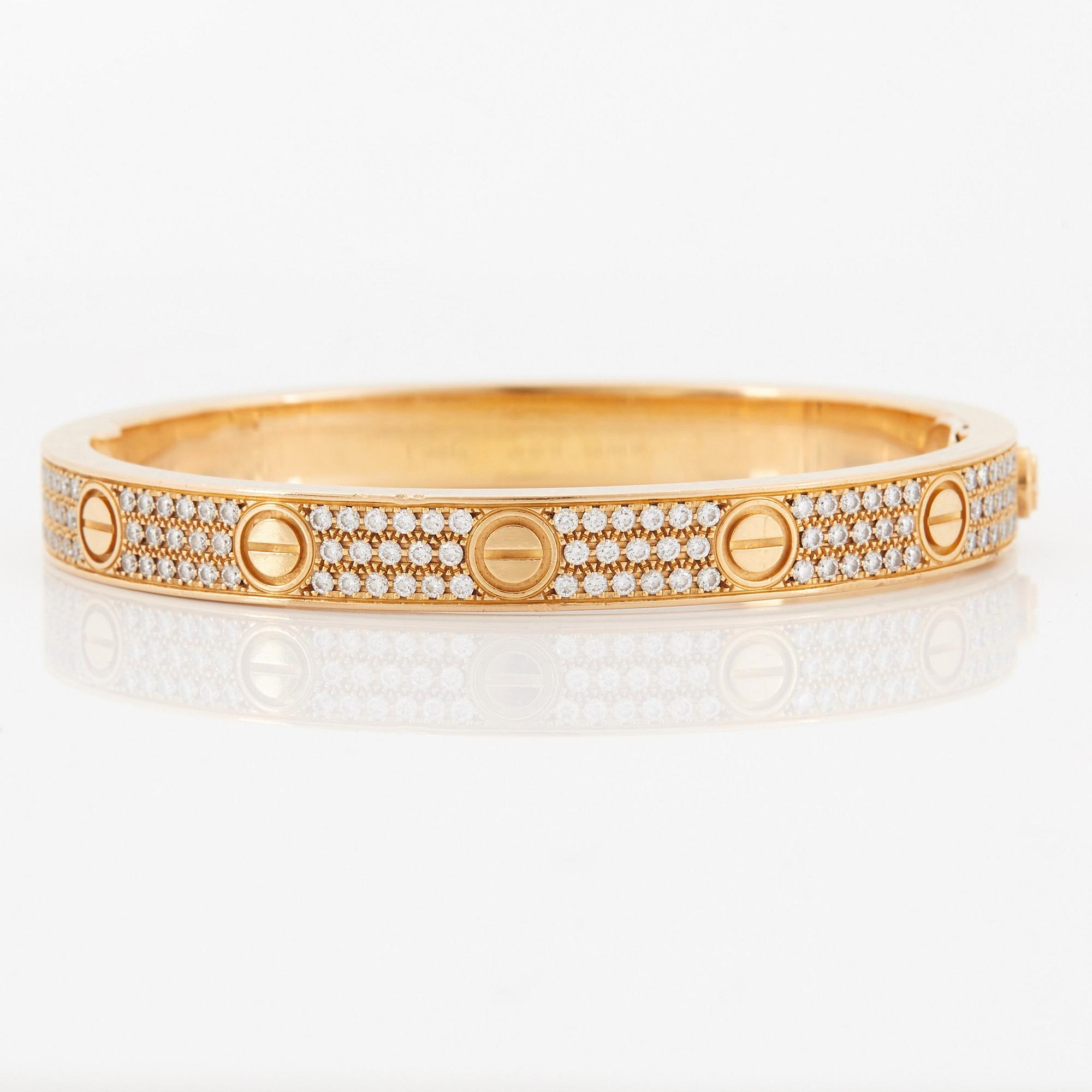 Cartier "Love" armband.