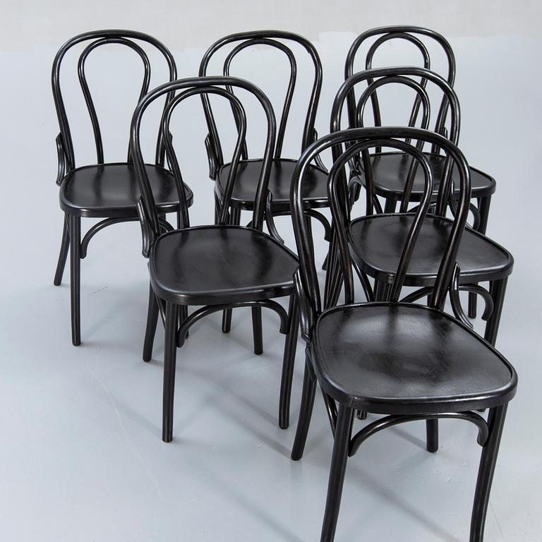 Chairs, 6 pcs, bentwood, 20th century.