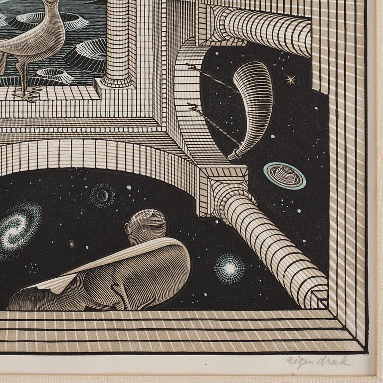 Maurits Cornelis Escher, ”Other world”.