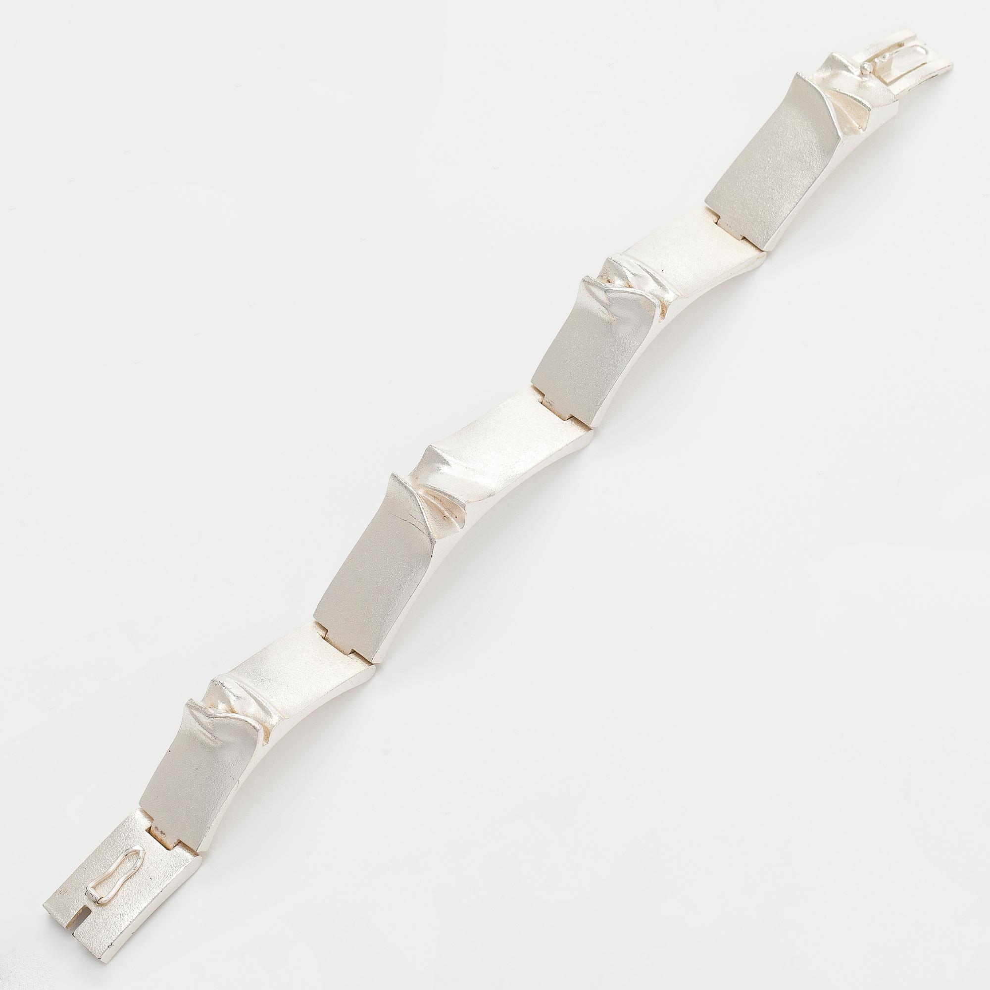 Björn Weckström, armband "Ceres", sterlingsilver, Lapponia 2005.