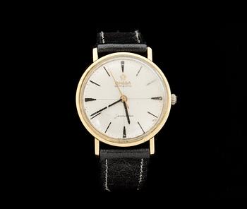 ARMBANDSUR, herr, guld på stål.  Omega Seamaster, automatic.