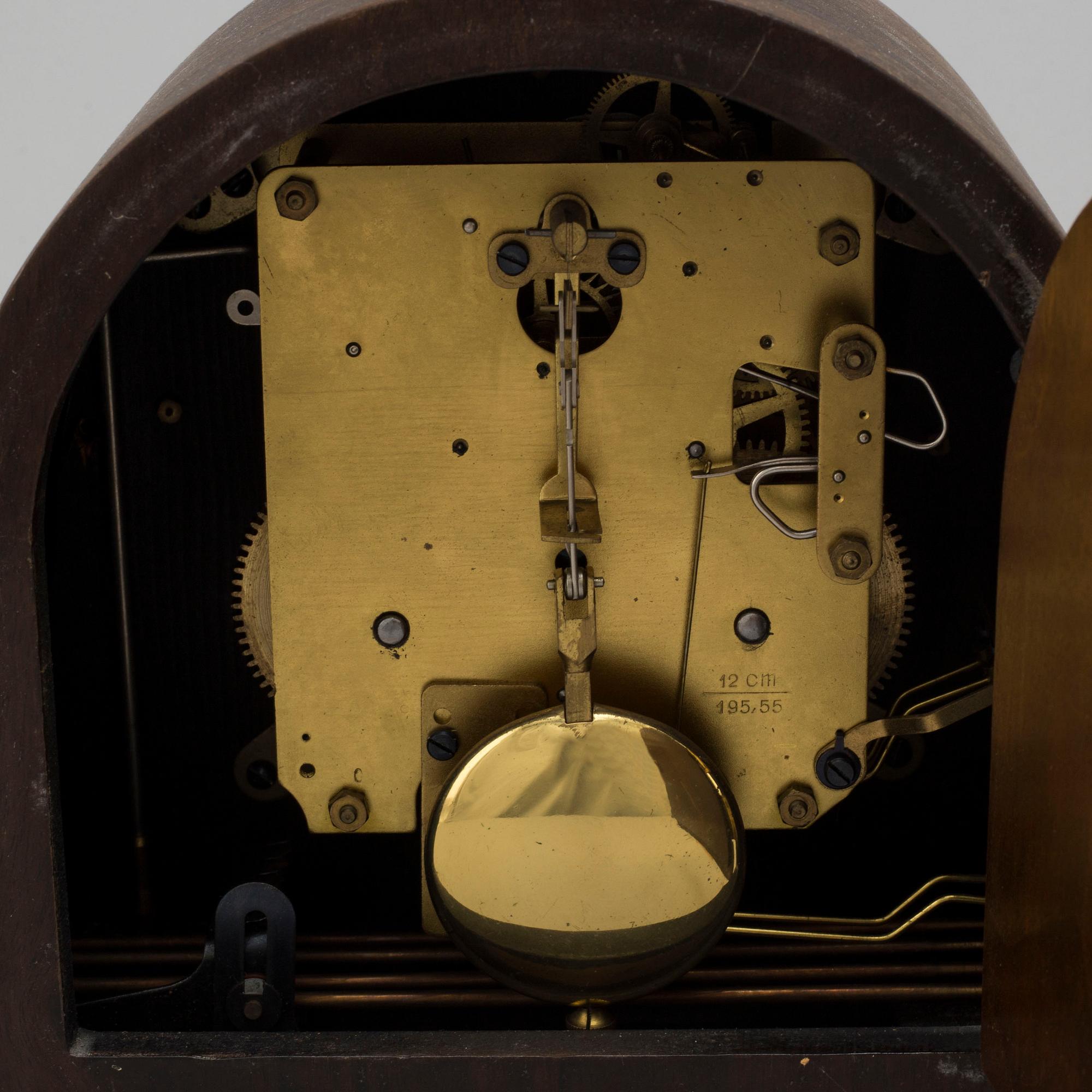 A 1920s mantle clock by Gustav becker, Kienzle, Germany.