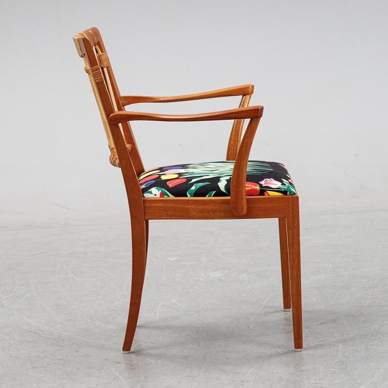 A mahogany model 1165 armchair by Josef Frank for Frima Svenskt Tenn.