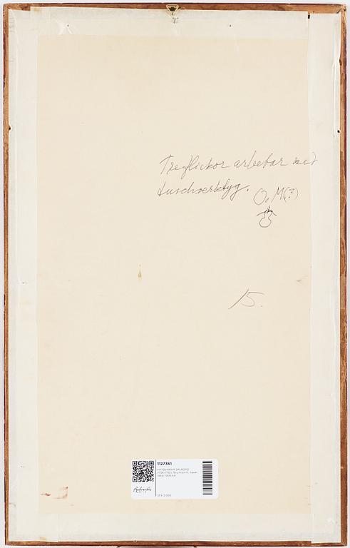 KATSUKAWA SHUNSHO (1726-1792), efter, färgträsnitt. Japan, tidigt 1900-tal.