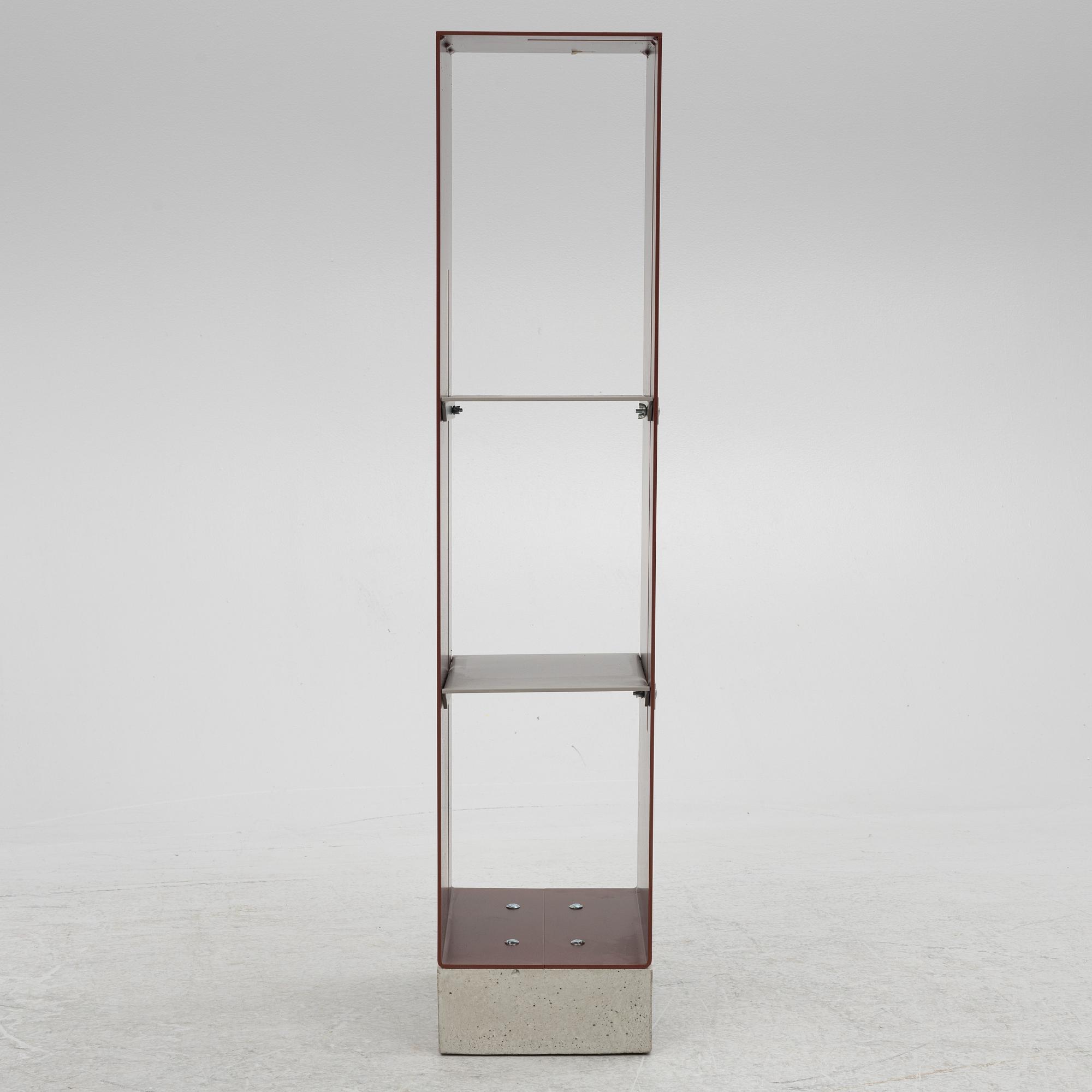 Cornelia Lindlöf, wood rack/shelf, "Manhattan cabinet" Röshult.