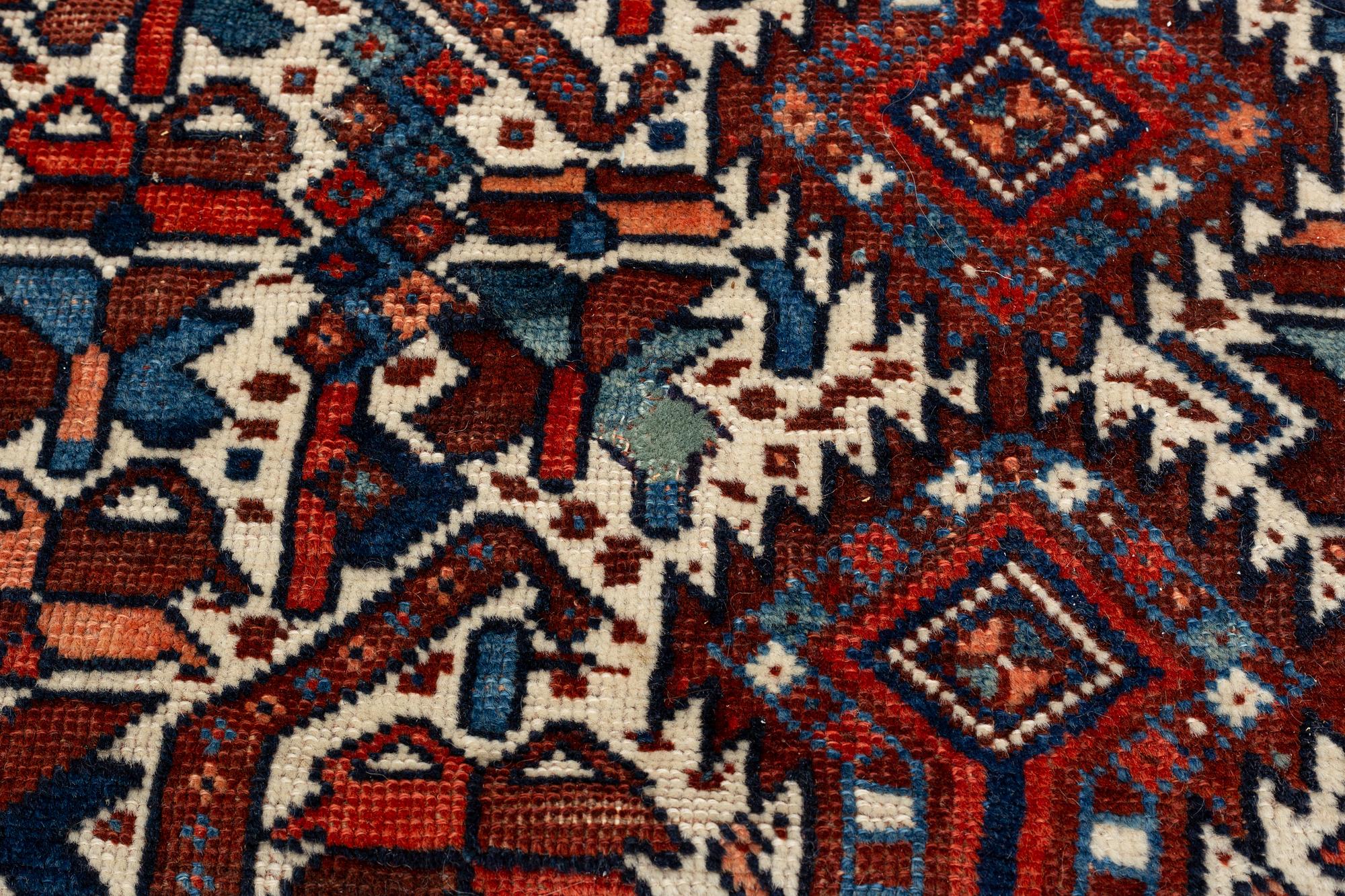 A carpet, Shiraz, circa 211 x 147 cm.