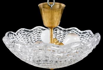 TAKLAMPA, omkring 1900-talets mitt, höjd ca 27 cm.