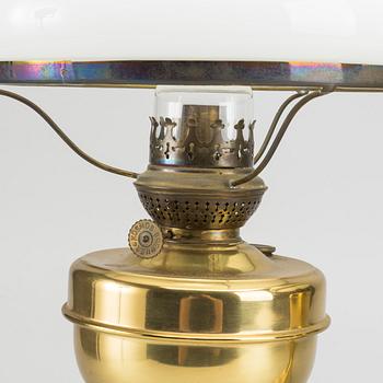 TWO PARAFFIN LAMP FROM THE 20TH CENTURY.