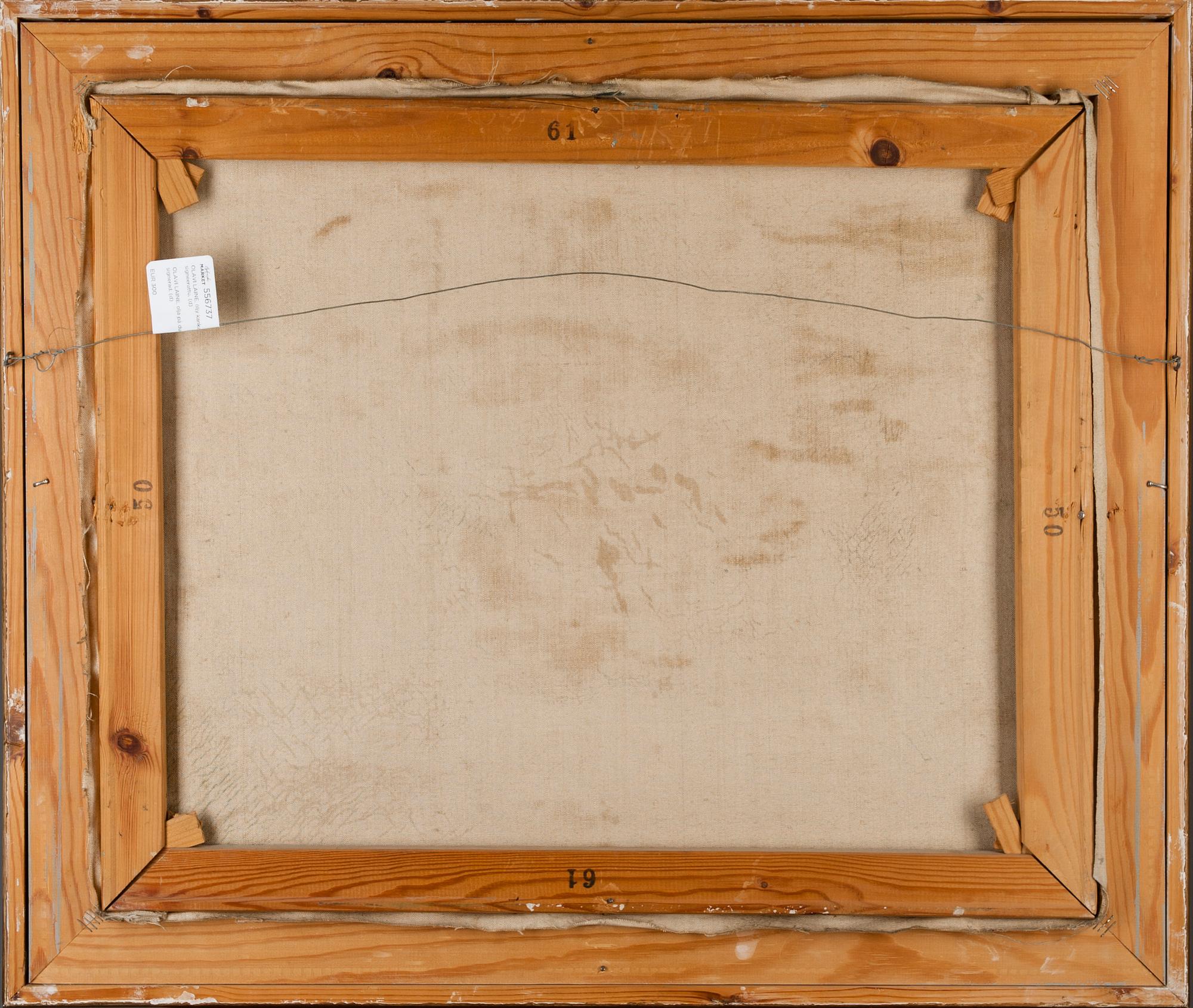 OLAVI LAINE, olja på duk, signerad.