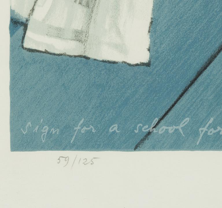Max Ernst, 'Sign for a school for pirates'.