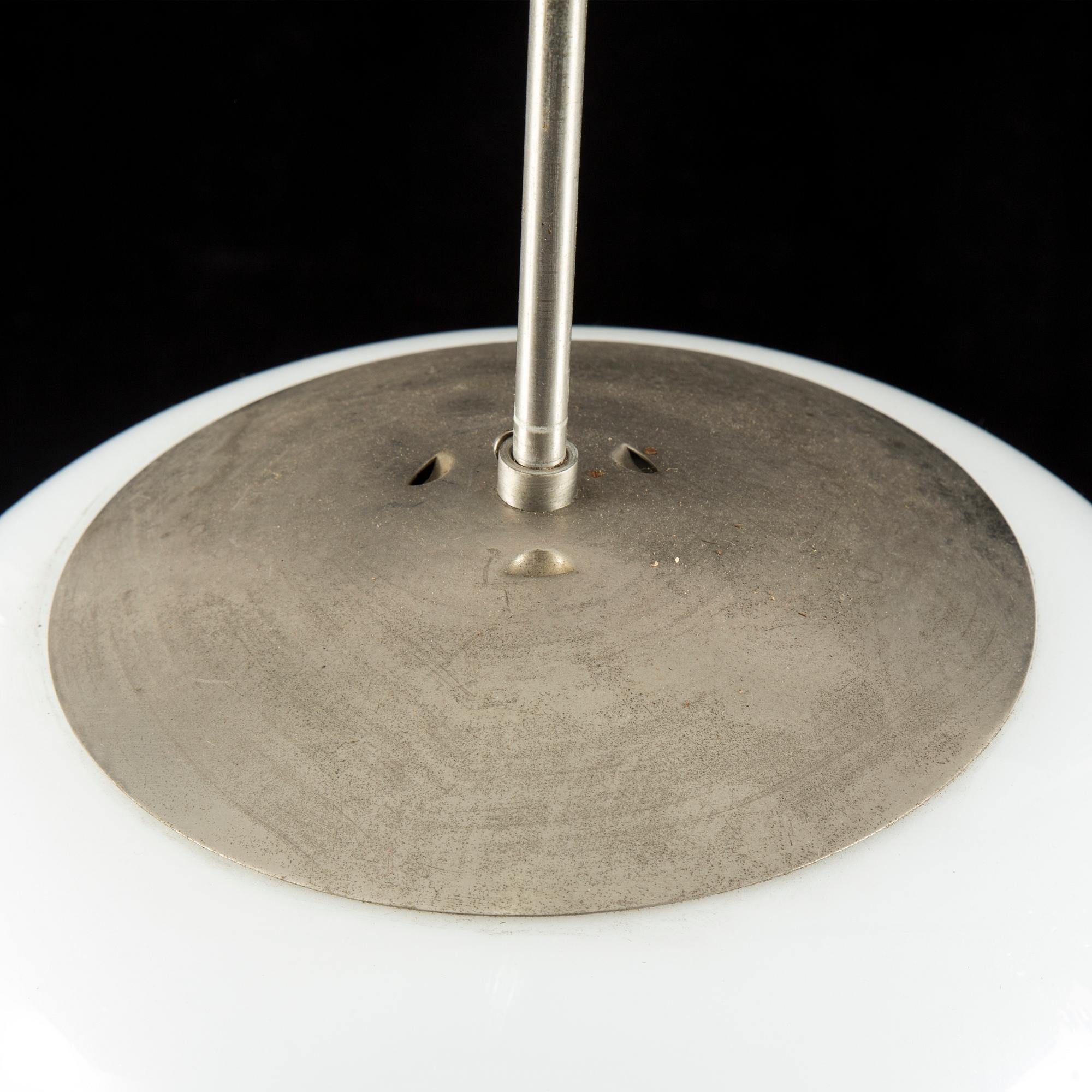 An early 20th century ceiling light.