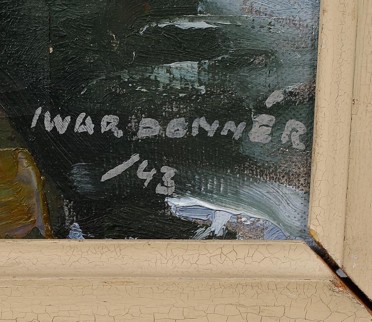 IWAR DONNER, olja på duk, signerad och daterad /43.