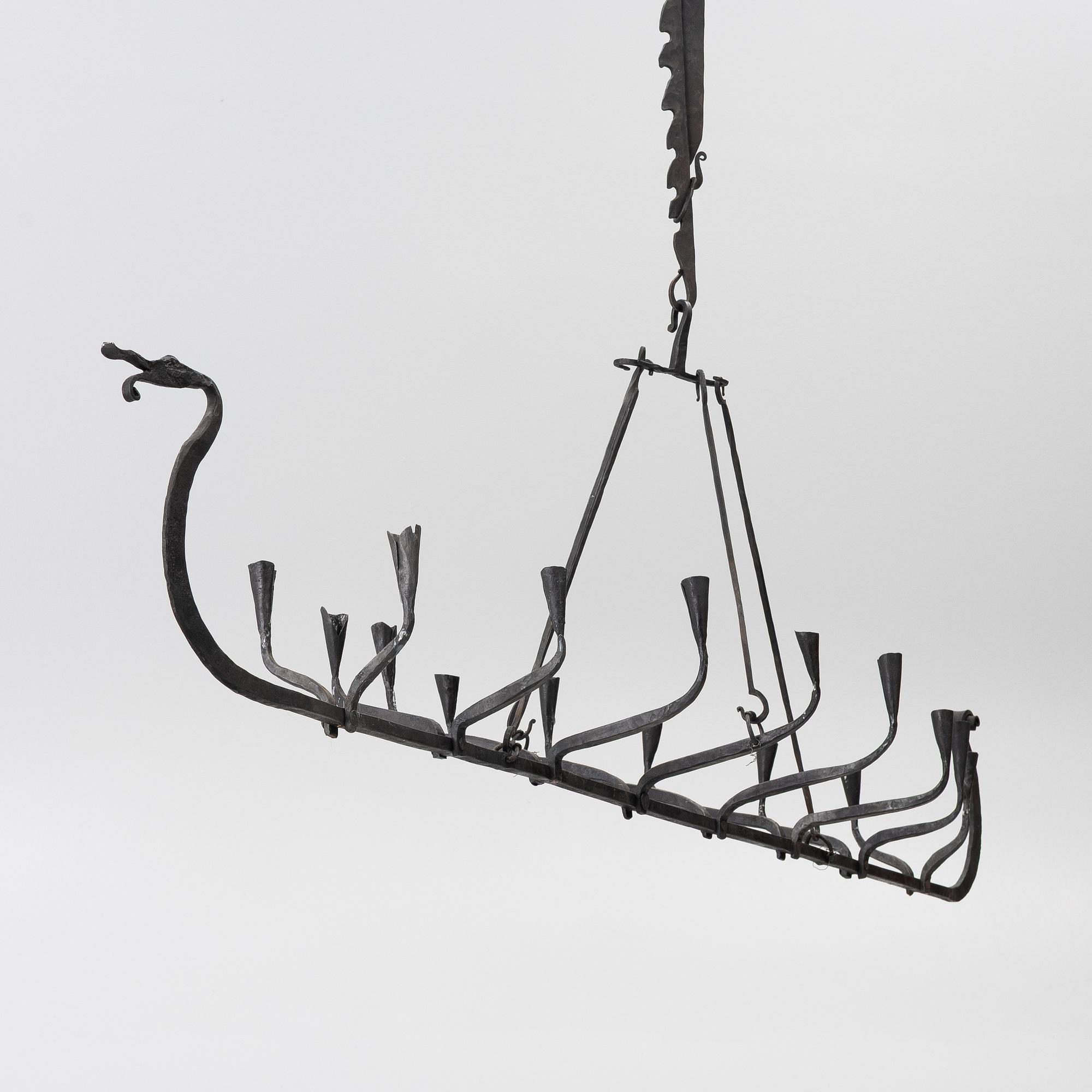 Chandelier, second half of the 20th century.