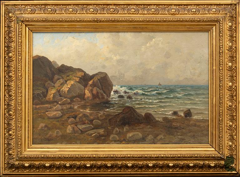 CARL JOHAN LINDSTRÖM, oli on canvas signed.