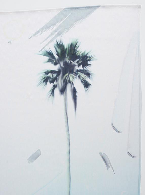 Petra Cortright, digital print on silk, executed in 2014.