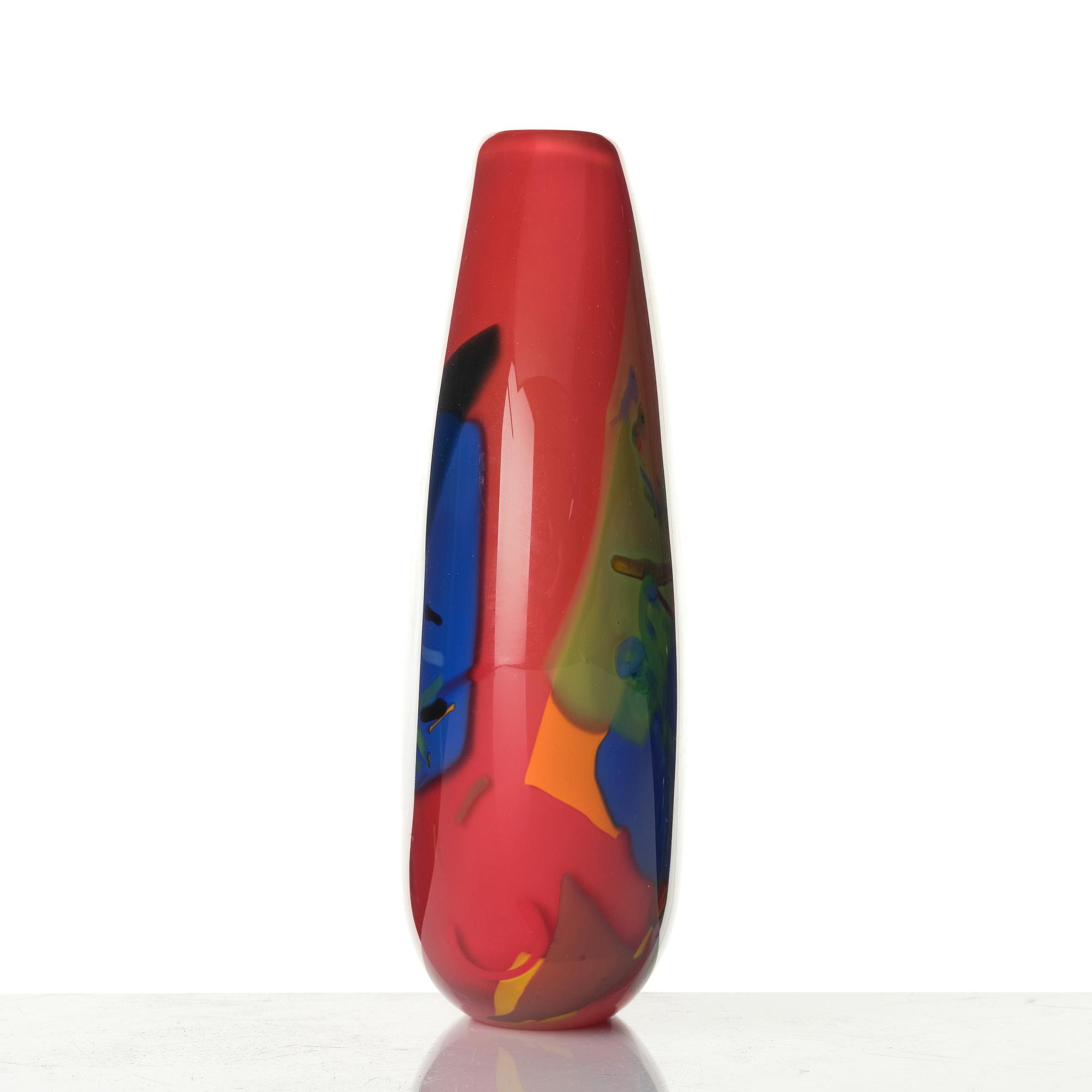 Jan-Erik Ritzman, a glass vase, Transjö, Sweden.