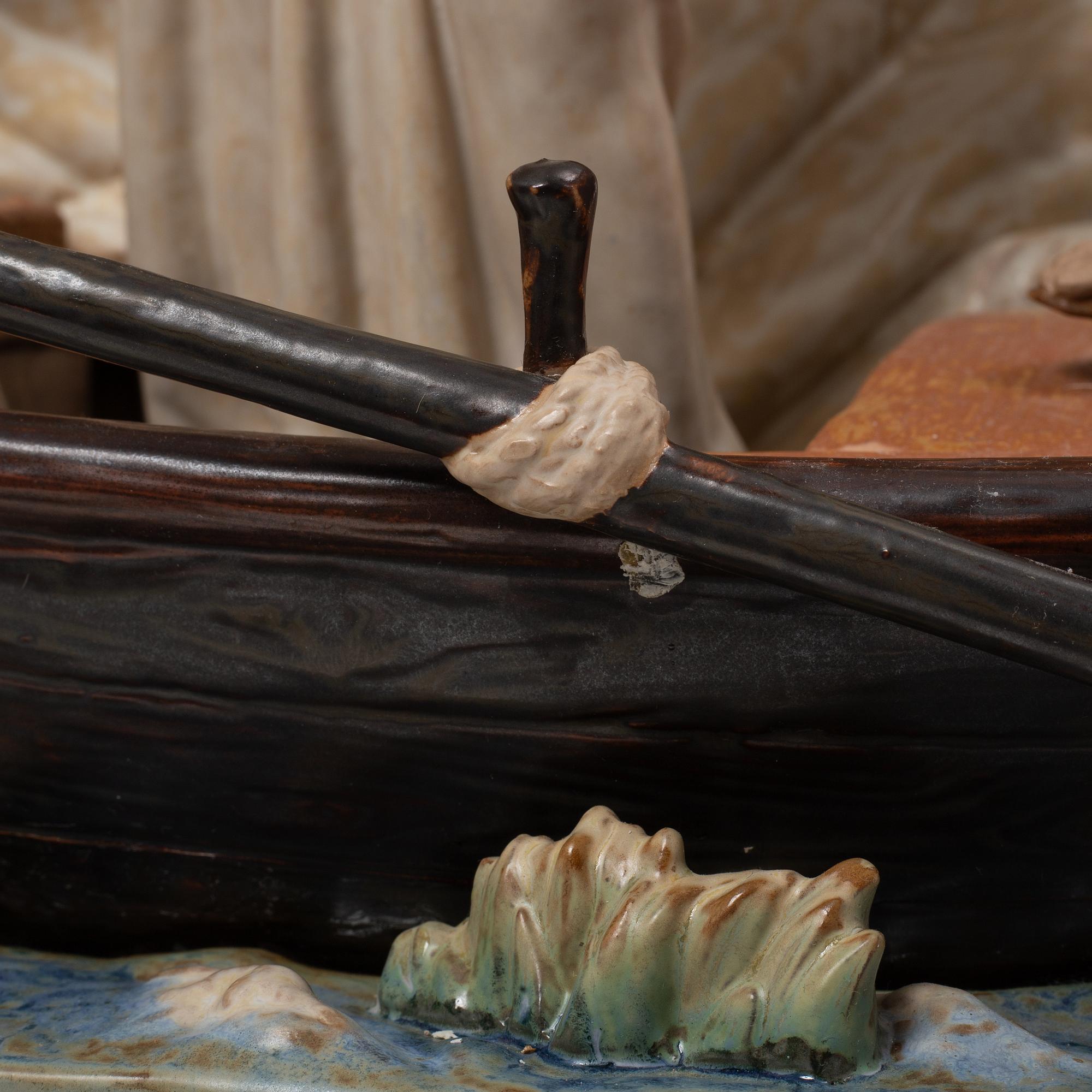 Salvador Furió, figurine, "Jesus in the Tiberiades", Lladró, Spain, 1984-2016.