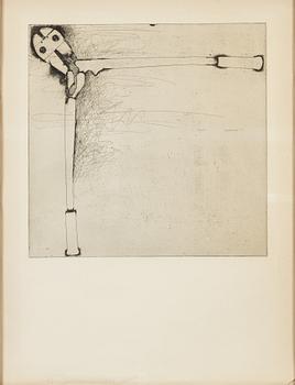 Jim Dine, etching, signed and dated 1972 and numbered 51/75.