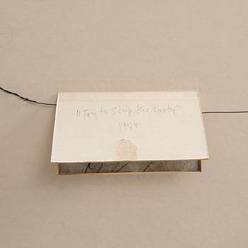 Joseph Nechvatal,  "Try to stop the party", 1984.