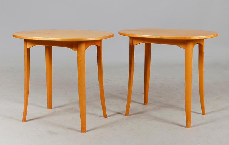 BORD, 1 par, "Ovalen", Carl Malmsten, 1900-talets mitt.