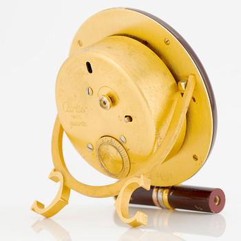 Cartier, alarm clock, 75 x 86 x 26 mm.