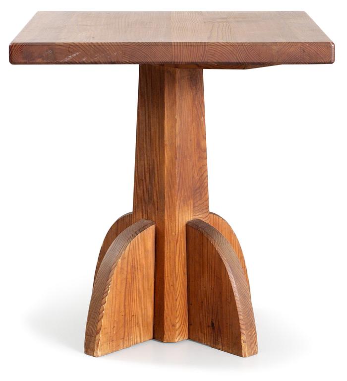An Axel-Einar Hjorth stained pine table 'Sandhamn' by Nordiska Kompaniet, ca 1929.