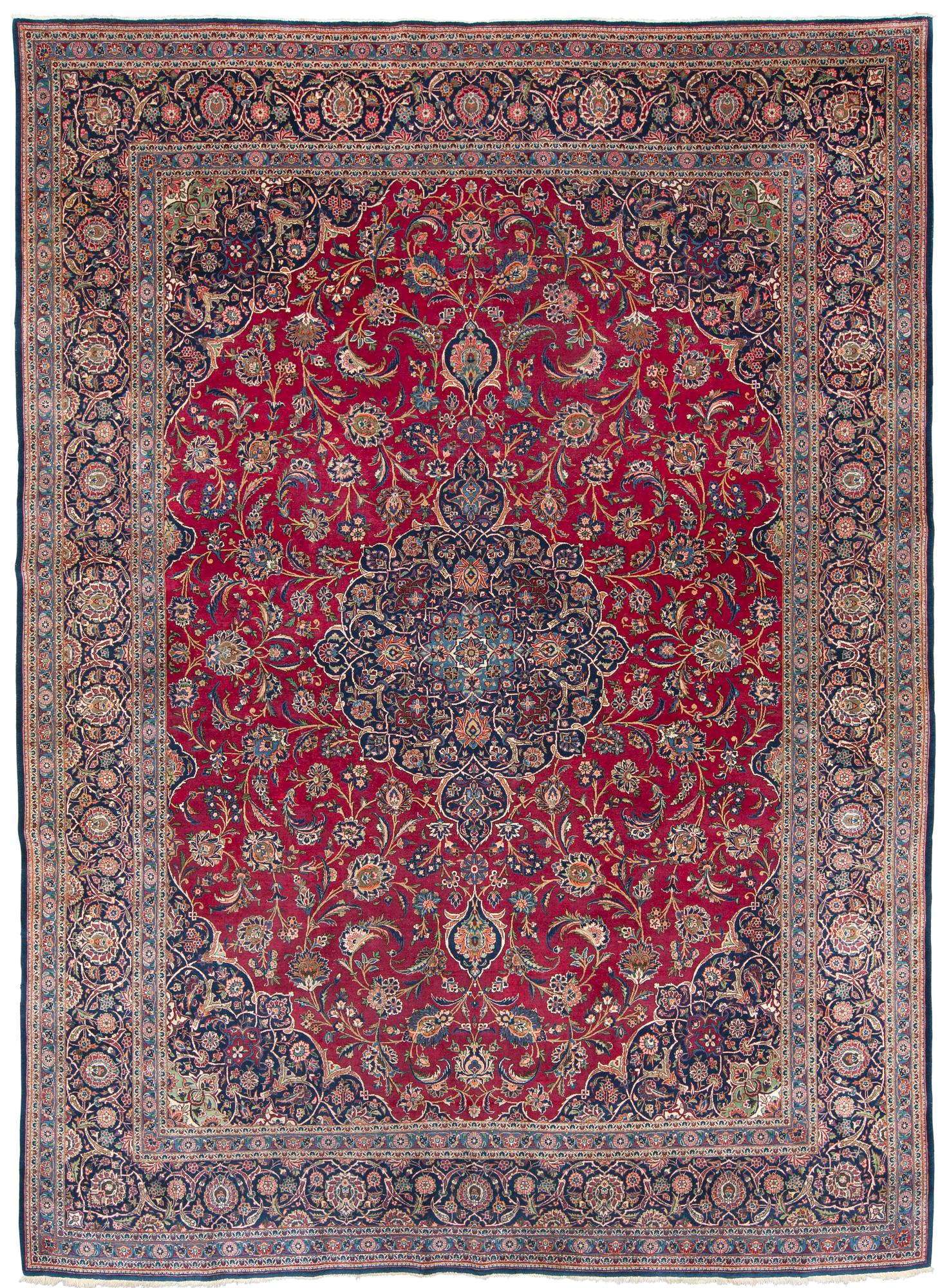 SEMI-ANTIQUE KASHAN.