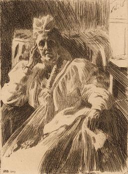 680. Anders Zorn, "Änkedrottning Sophia".